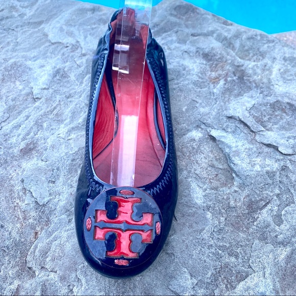 Tory Burch Patent Ballet Flats SZ 5.5 - Picture 3 of 8